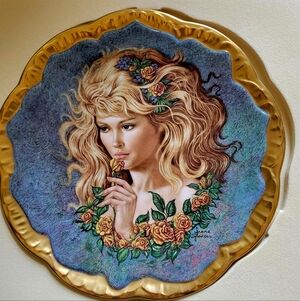 The Yellow Rose of Texas" from the "Symphony of Roses" Collector's Plate